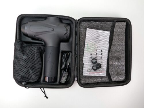 אקדח עיסוי מקצועי עם 10 ראשי עיסוי ו30 מהירויות לבחירה photo review