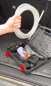 גרניק נייד ונטען מכונת שטיפה בלחץ ללא תלות במקור מים או חשמל photo review