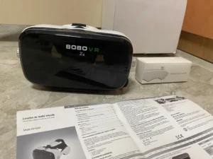 משקפי VR מציאות מדומה לטלפון עם אוזניות מובנות ושלט בלוטוס photo review