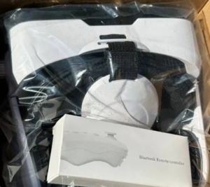 משקפי VR מציאות מדומה לטלפון עם אוזניות מובנות ושלט בלוטוס photo review