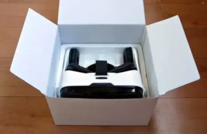 משקפי VR מציאות מדומה לטלפון עם אוזניות מובנות ושלט בלוטוס photo review